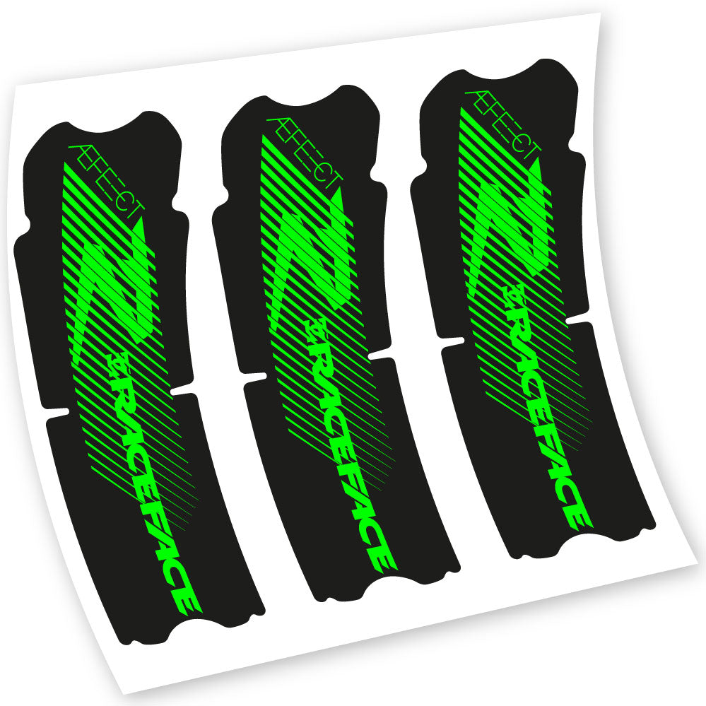 Stickers Race Face Aeffect R compatibles Autocollants pédalier