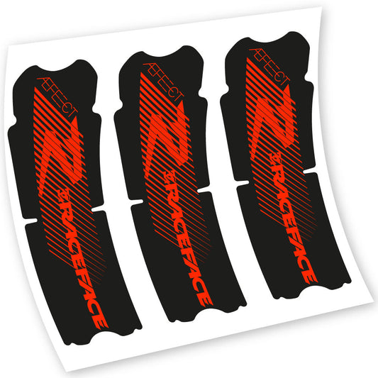 Stickers Race Face Aeffect R compatibles Autocollants pédalier