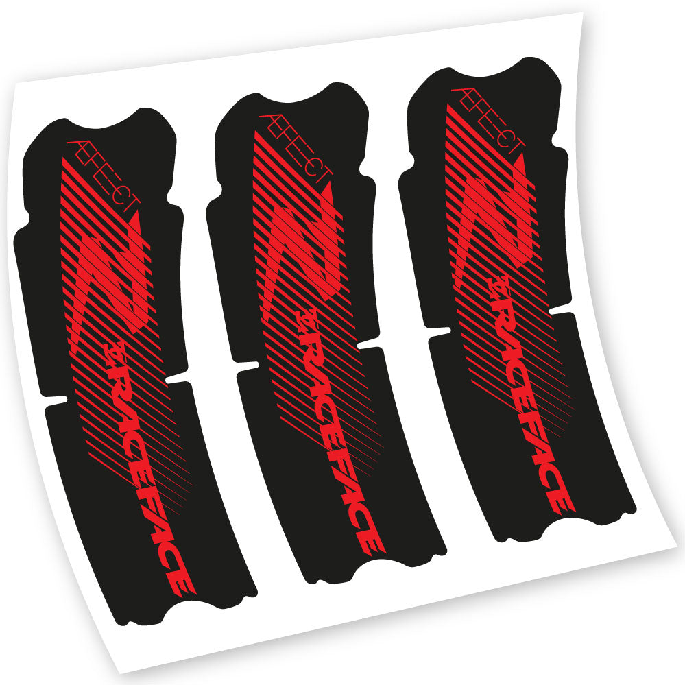 Stickers Race Face Aeffect R compatibles Autocollants pédalier