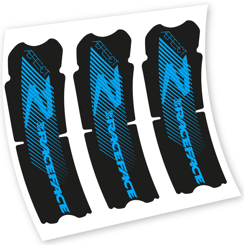 Stickers Race Face Aeffect R compatibles Autocollants pédalier