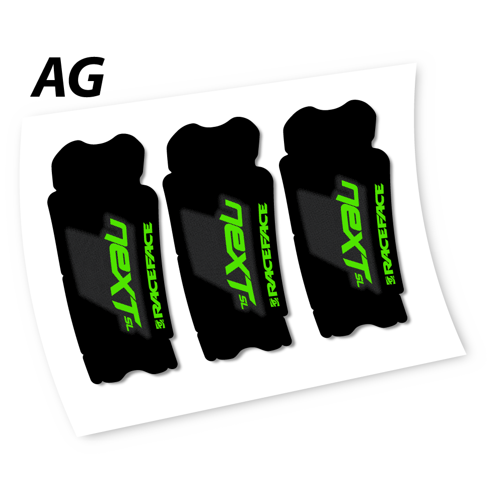 Stickers RaceFace Next SL G4 2017 compatibles Autocollants pédalier