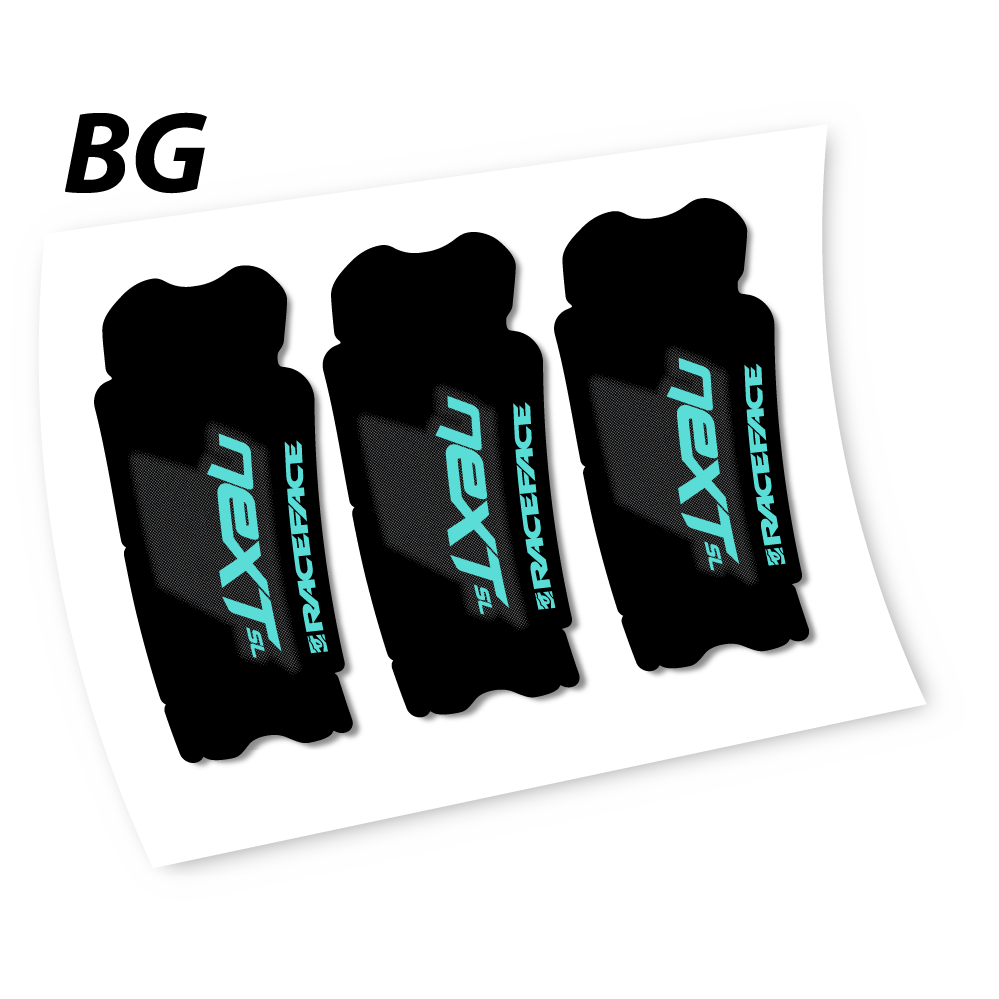 Stickers RaceFace Next SL G4 2017 compatibles Autocollants pédalier