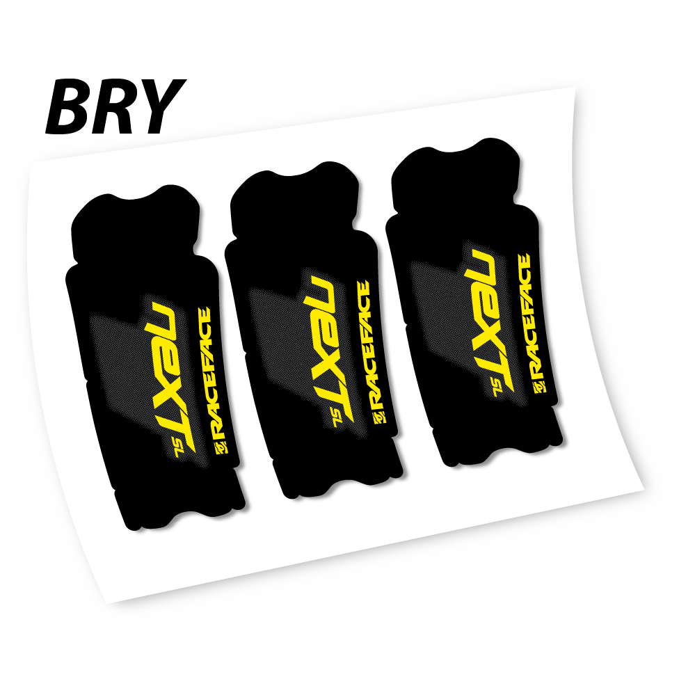 Stickers RaceFace Next SL G4 2017 compatibles Autocollants pédalier