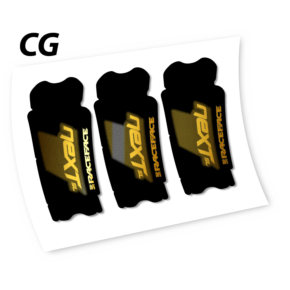 Stickers RaceFace Next SL G4 2017 compatibles Autocollants pédalier