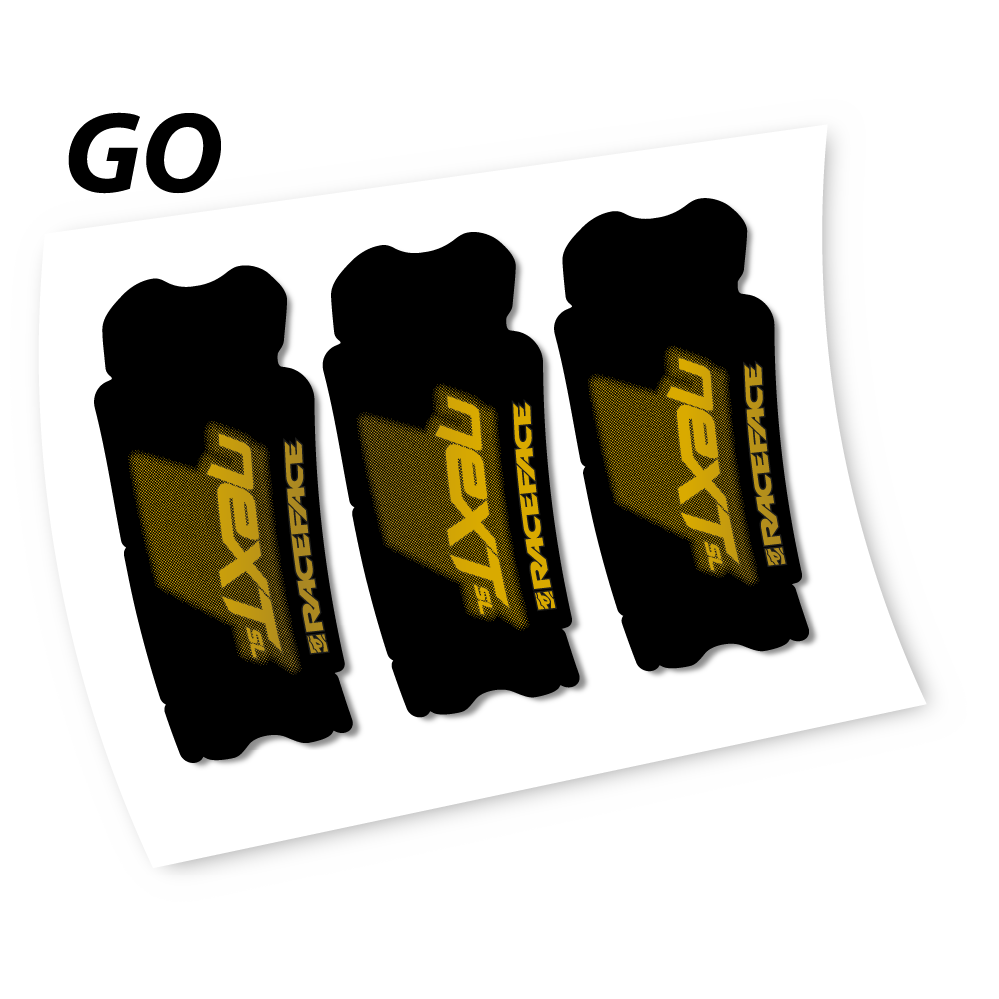 Stickers RaceFace Next SL G4 2017 compatibles Autocollants pédalier