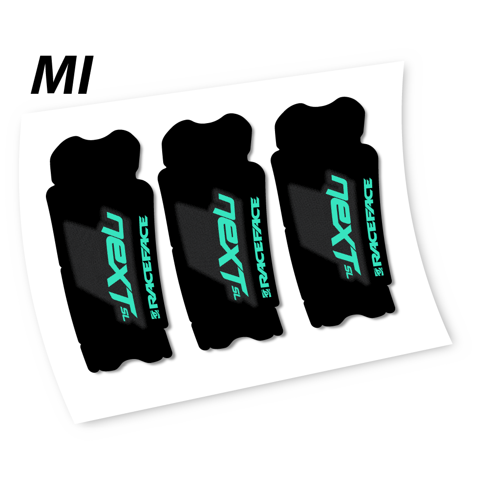 Stickers RaceFace Next SL G4 2017 compatibles Autocollants pédalier