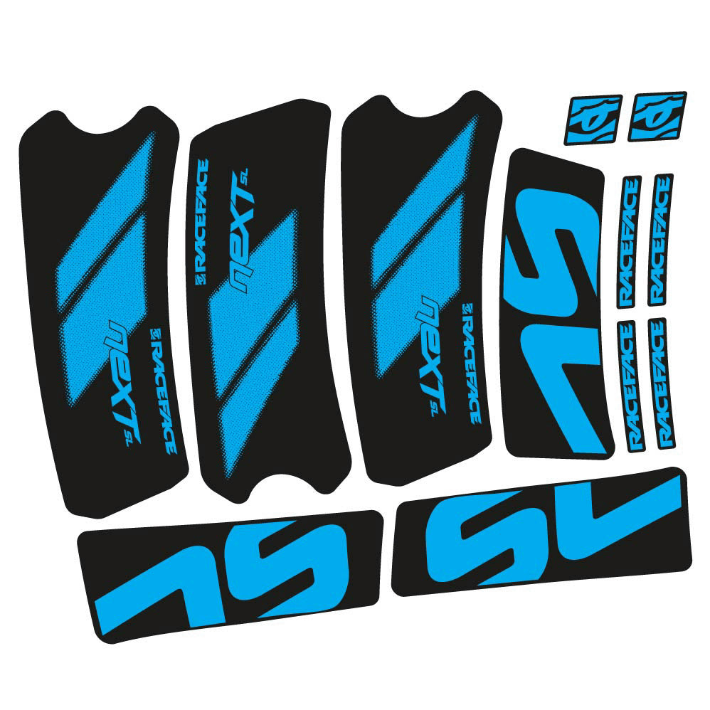 Stickers RaceFace Next SL G5 2022 compatibles Autocollants pédalier