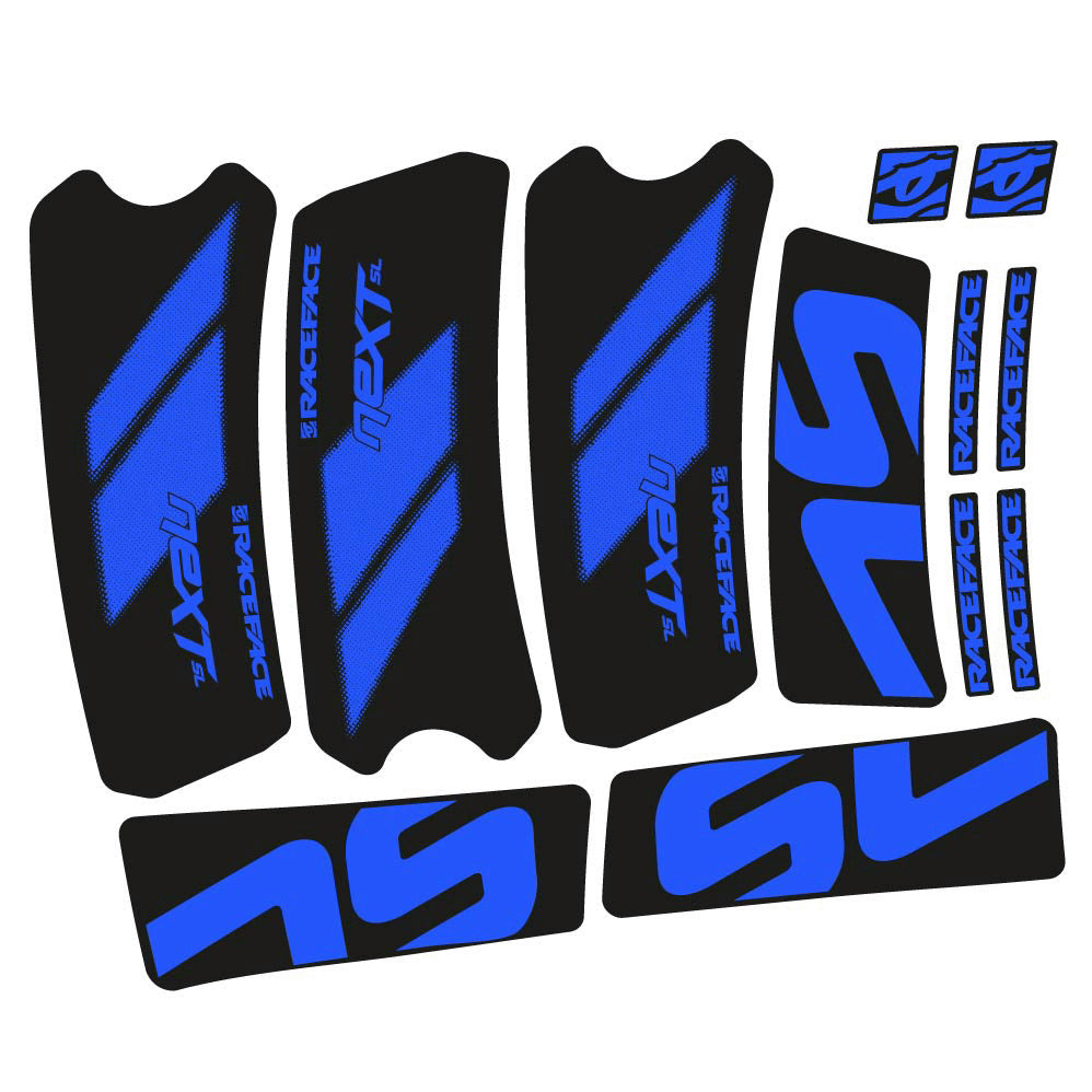 Stickers RaceFace Next SL G5 2022 compatibles Autocollants pédalier