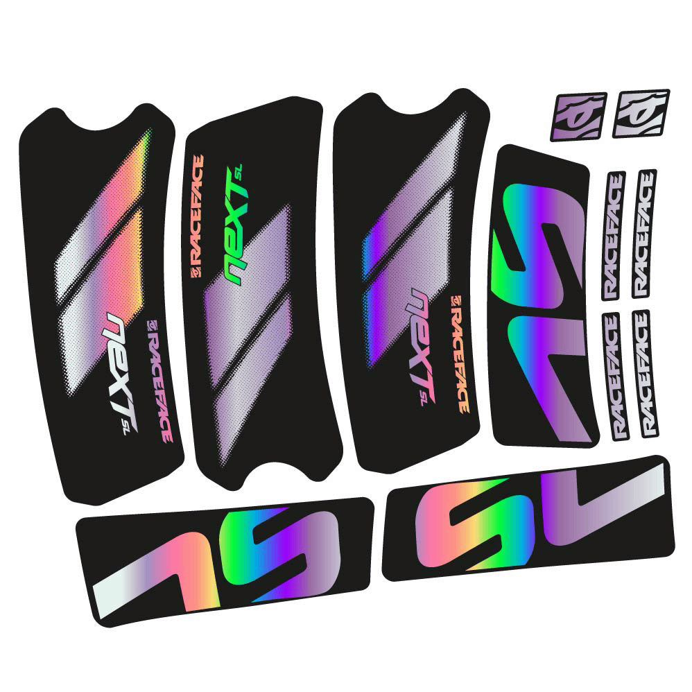 Stickers RaceFace Next SL G5 2022 compatibles Autocollants pédalier