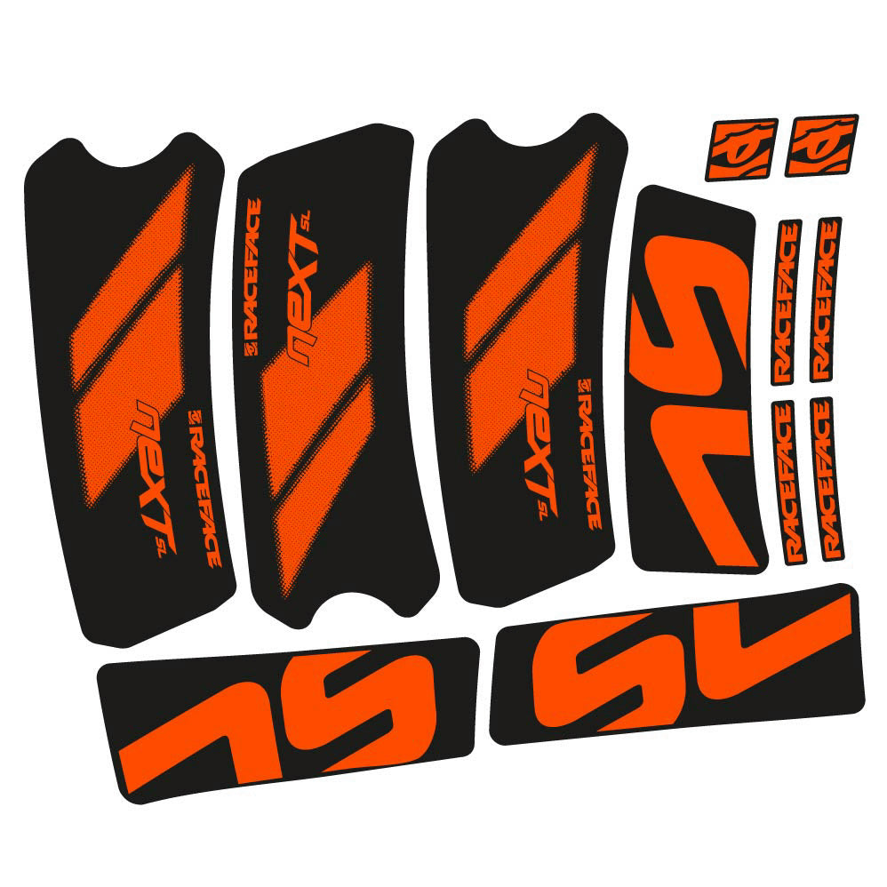 Stickers RaceFace Next SL G5 2022 compatibles Autocollants pédalier