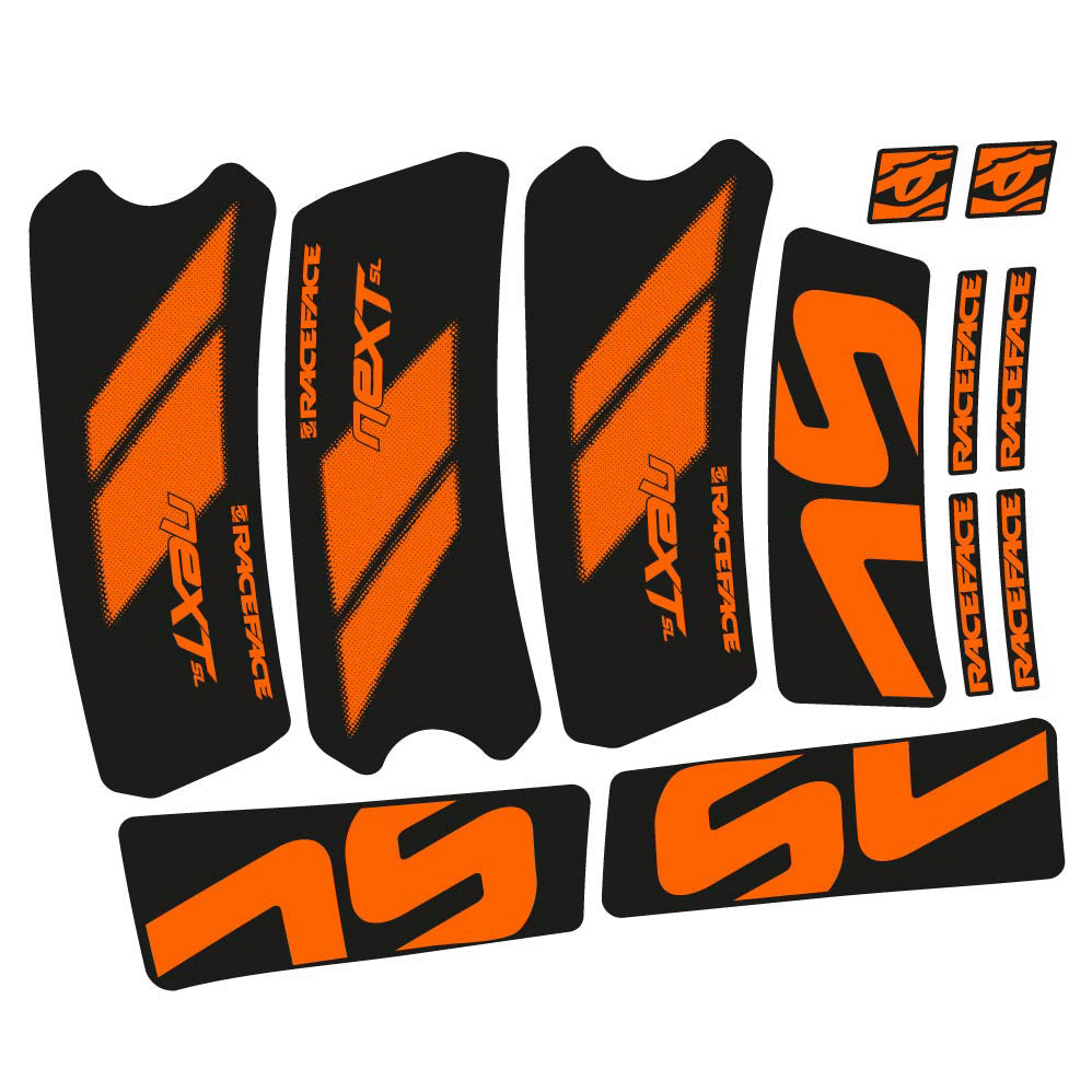 Stickers RaceFace Next SL G5 2022 compatibles Autocollants pédalier