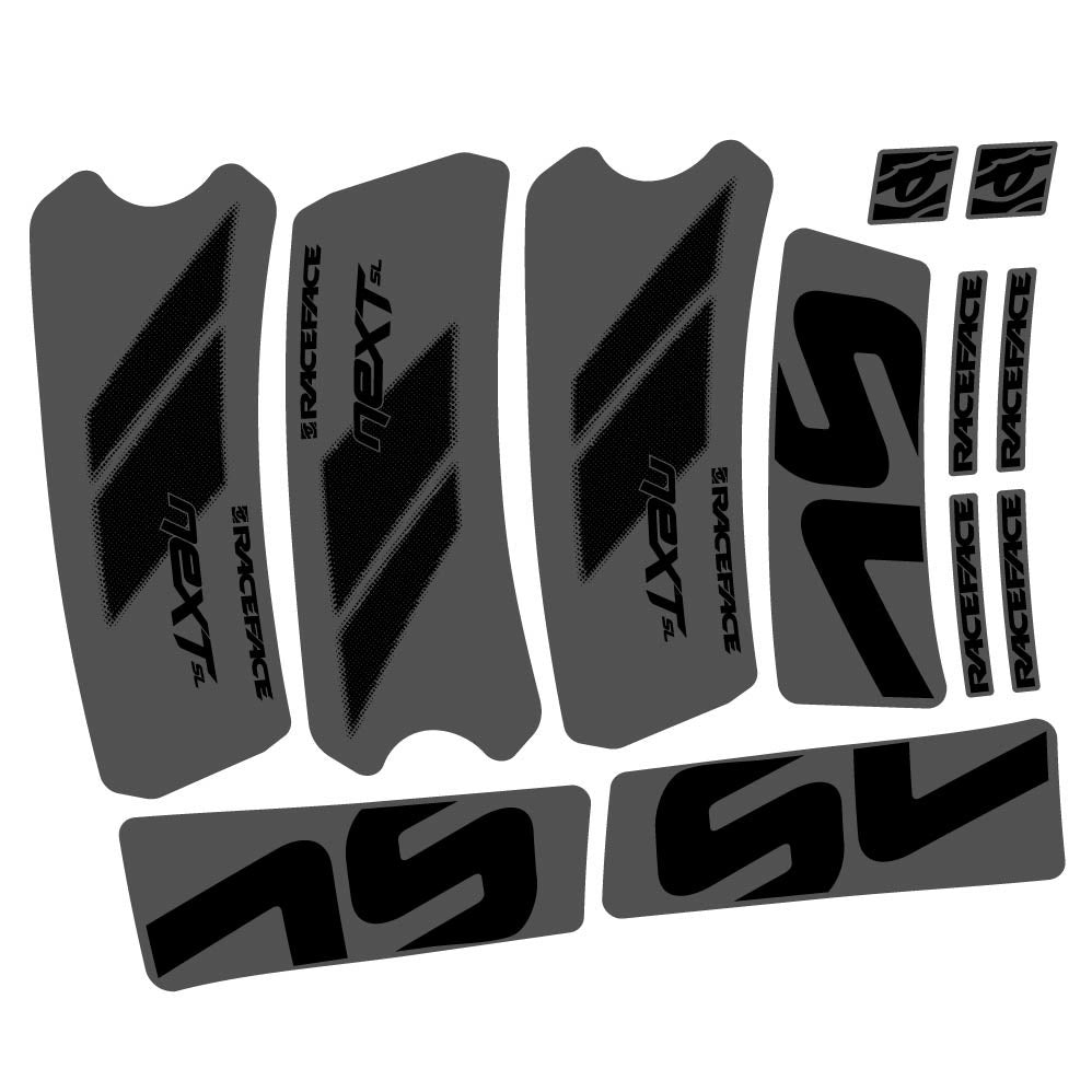 Stickers RaceFace Next SL G5 2022 compatibles Autocollants pédalier