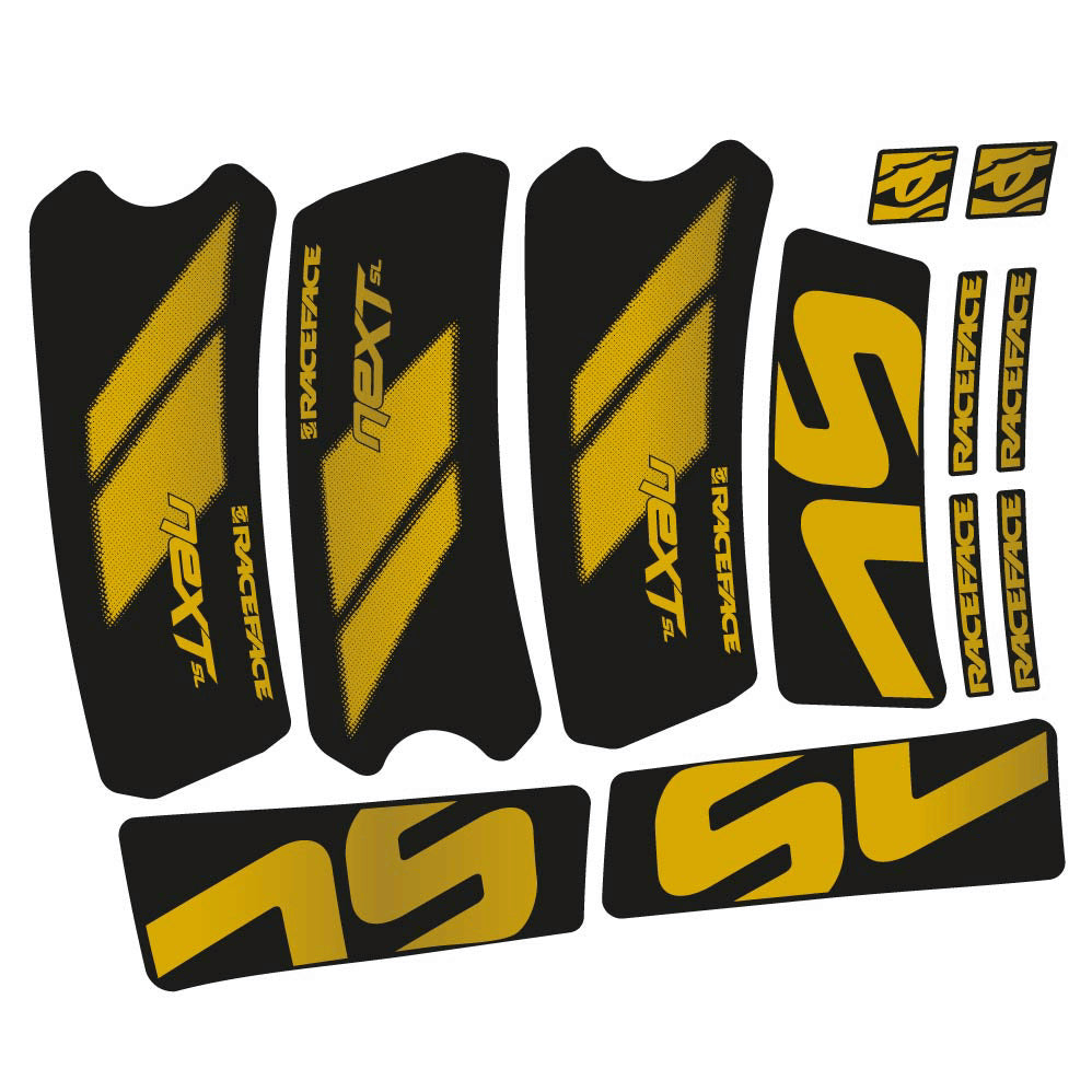 Stickers RaceFace Next SL G5 2022 compatibles Autocollants pédalier