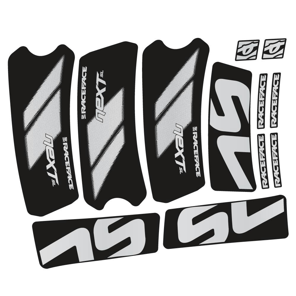 Stickers RaceFace Next SL G5 2022 compatibles Autocollants pédalier