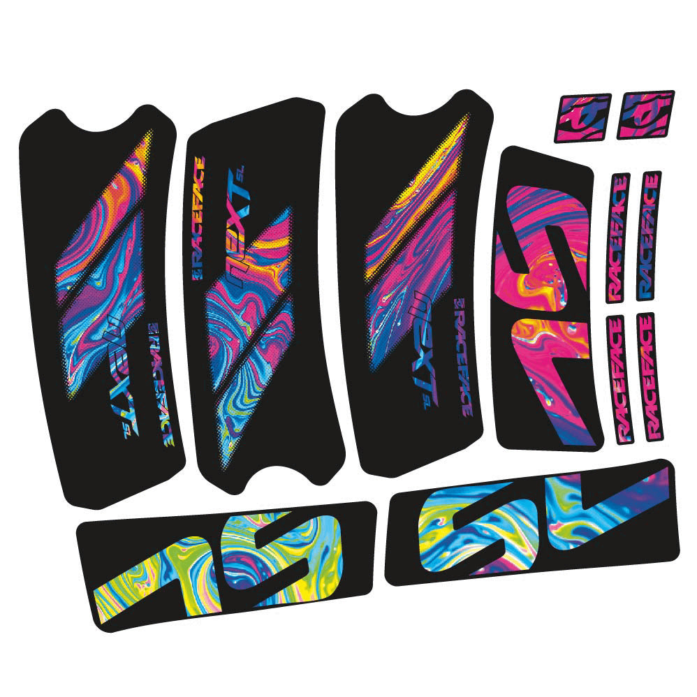 Stickers RaceFace Next SL G5 2022 compatibles Autocollants pédalier