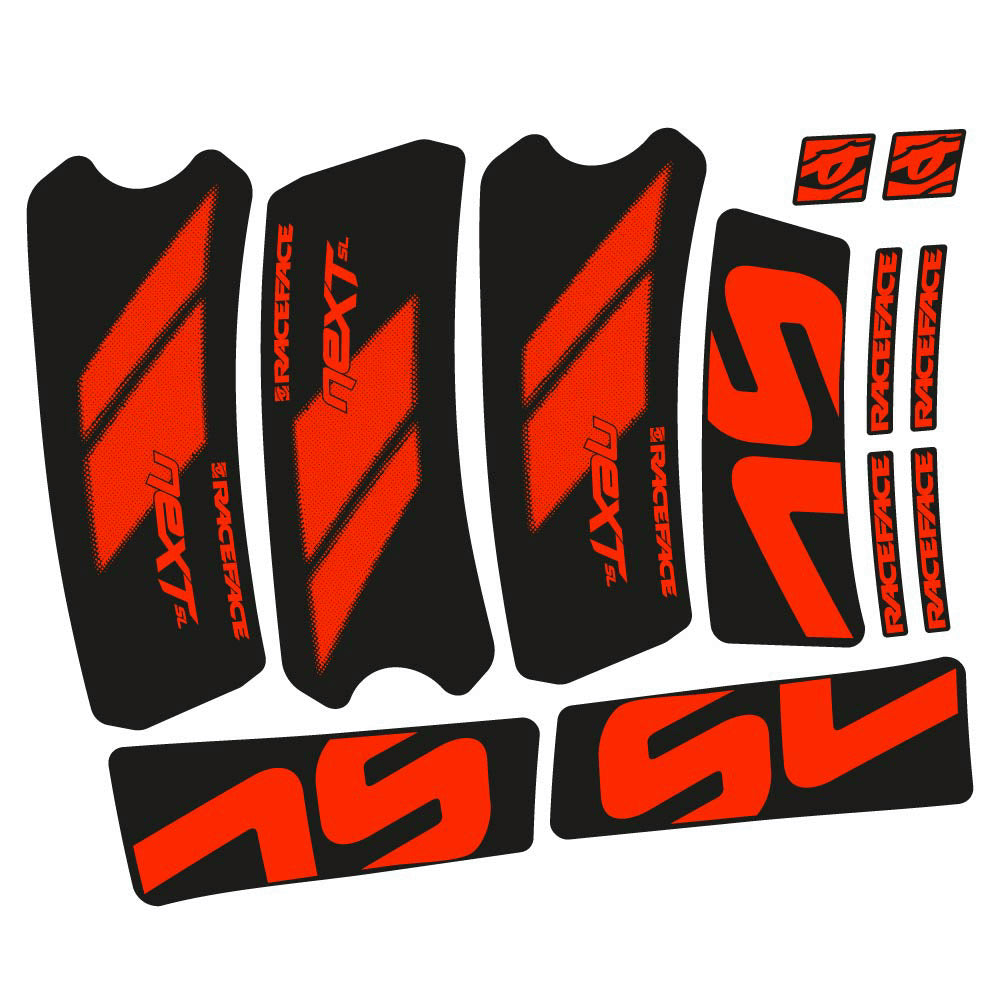 Stickers RaceFace Next SL G5 2022 compatibles Autocollants pédalier
