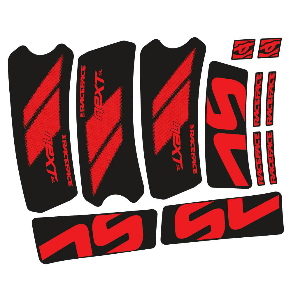Stickers RaceFace Next SL G5 2022 compatibles Autocollants pédalier