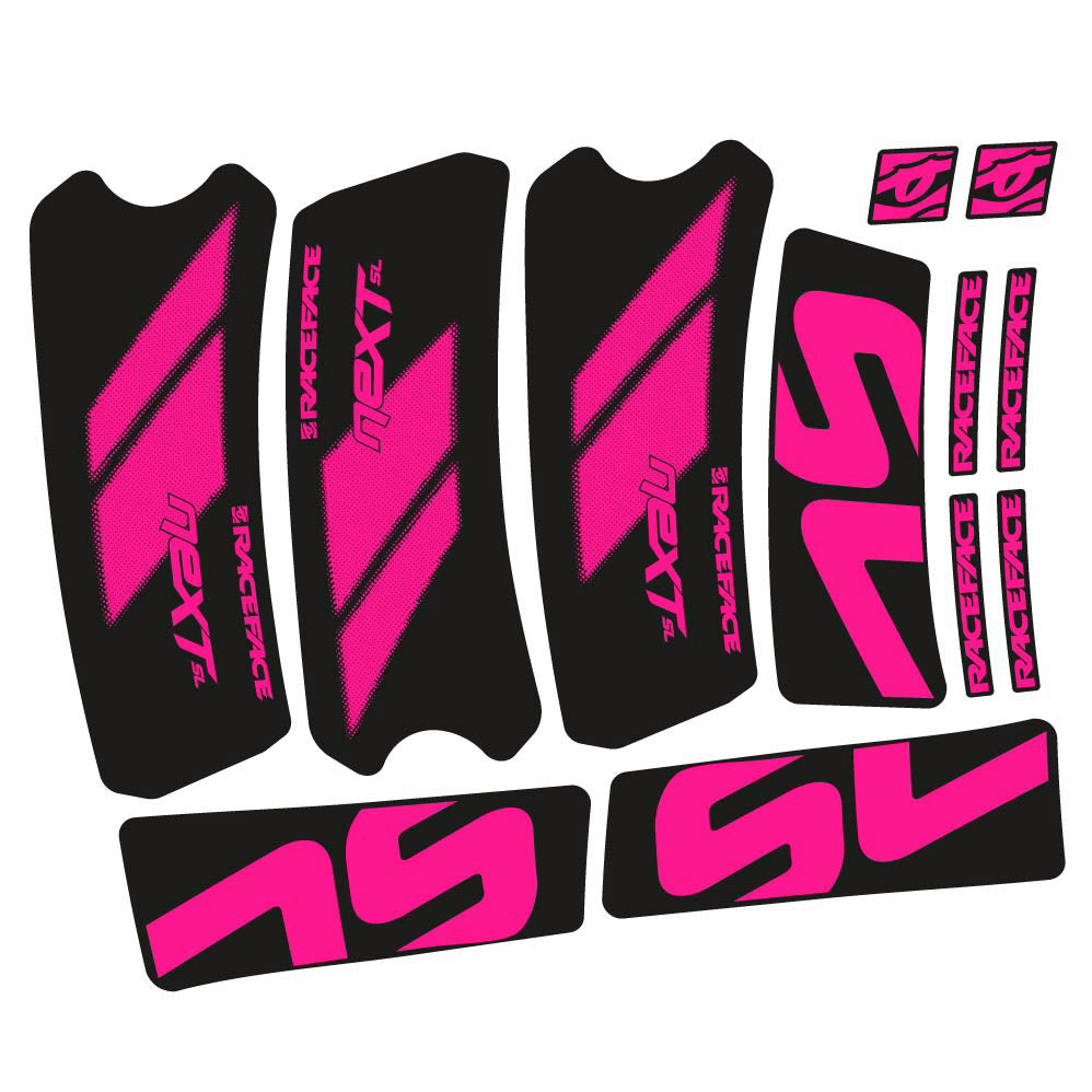 Stickers RaceFace Next SL G5 2022 compatibles Autocollants pédalier