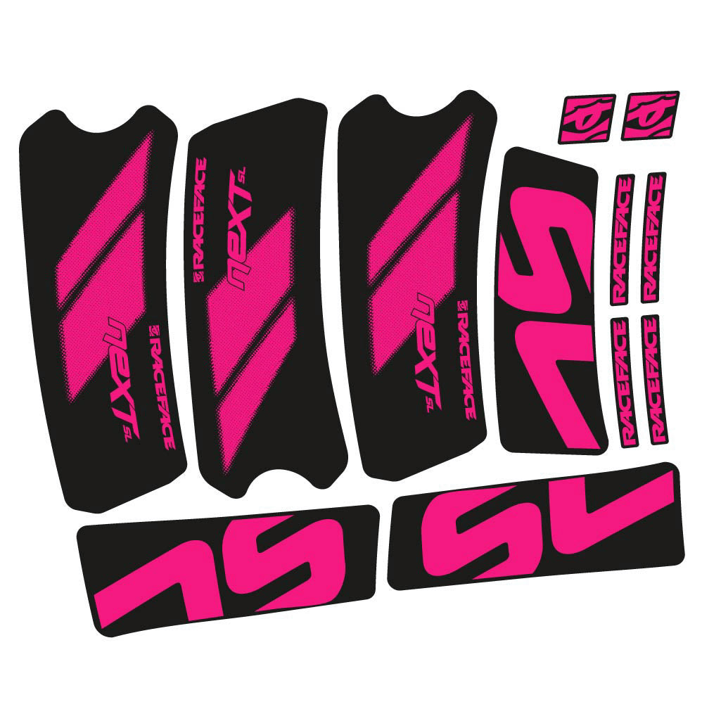 Stickers RaceFace Next SL G5 2022 compatibles Autocollants pédalier