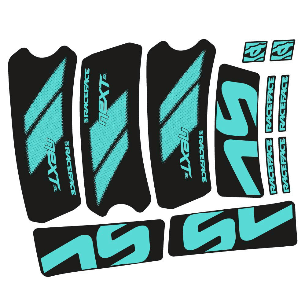 Stickers RaceFace Next SL G5 2022 compatibles Autocollants pédalier