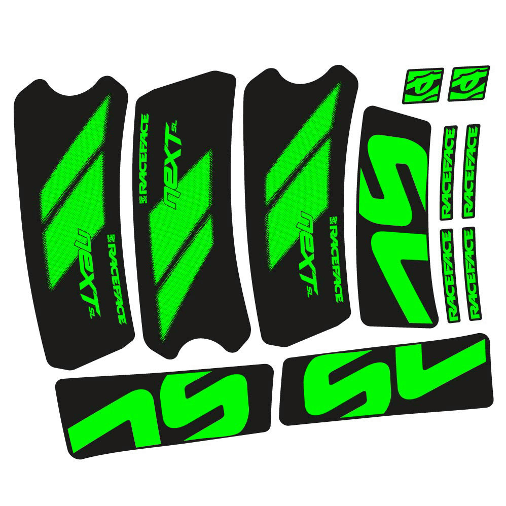 Stickers RaceFace Next SL G5 2022 compatibles Autocollants pédalier