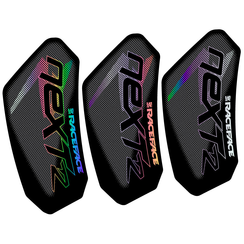 Stickers RaceFace Next R compatibles Autocollants pédalier