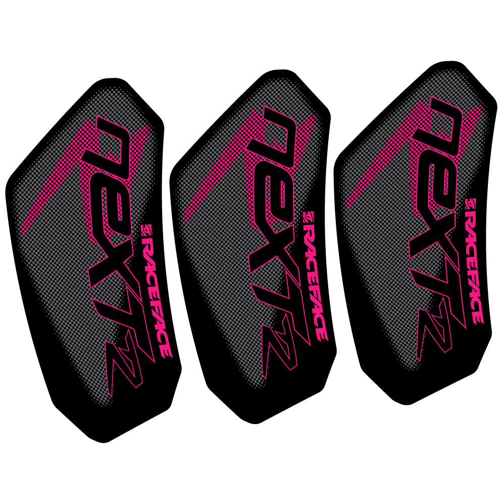Stickers RaceFace Next R compatibles Autocollants pédalier