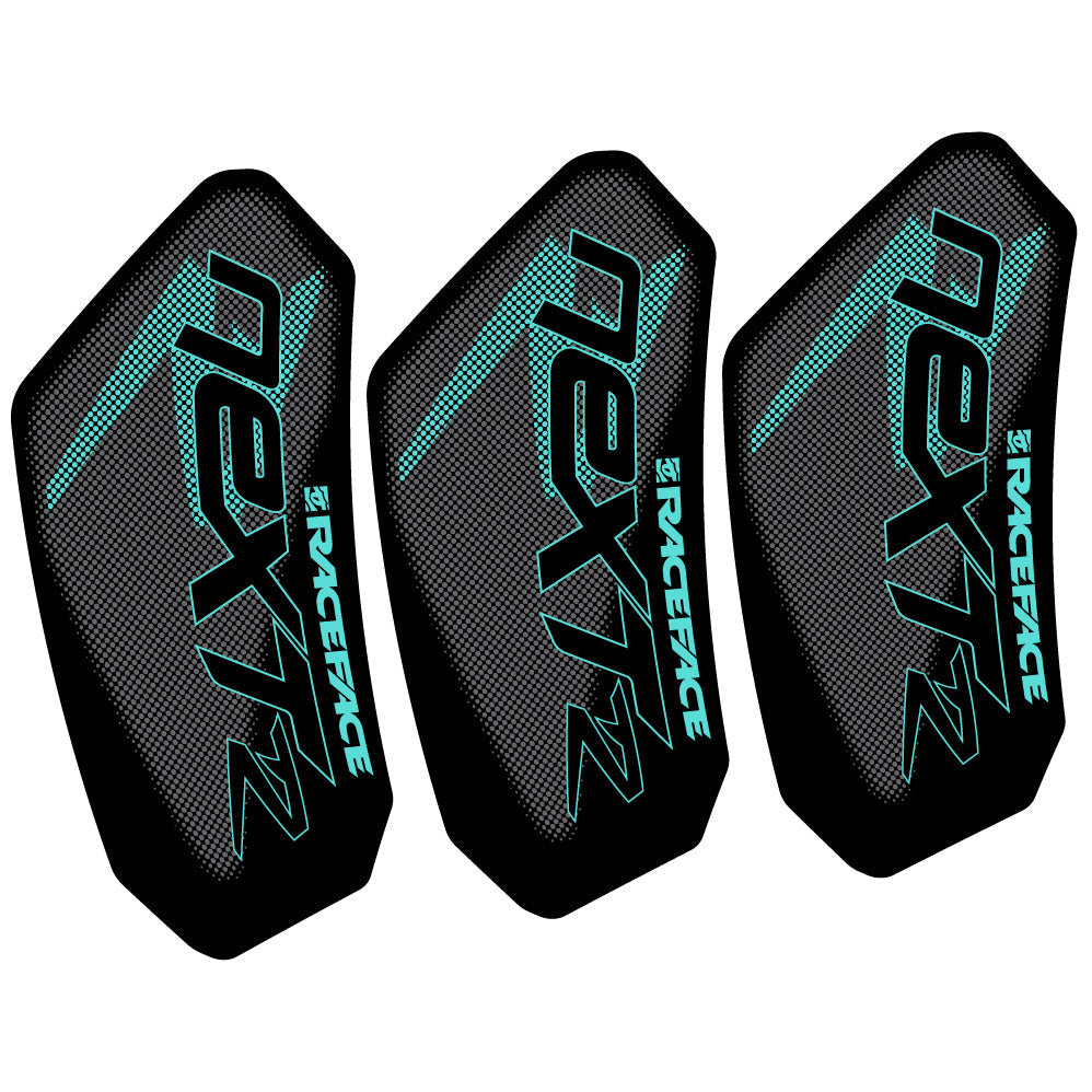 Stickers RaceFace Next R compatibles Autocollants pédalier