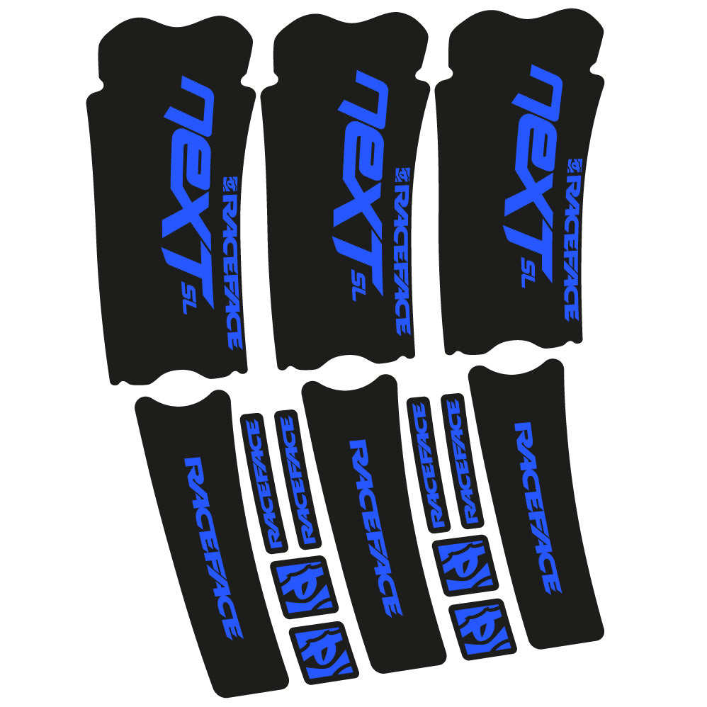 Stickers RaceFace Next SL compatibles Autocollants pédalier