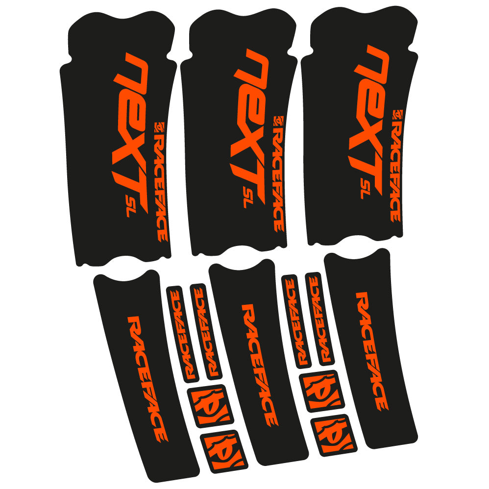 Stickers RaceFace Next SL compatibles Autocollants pédalier