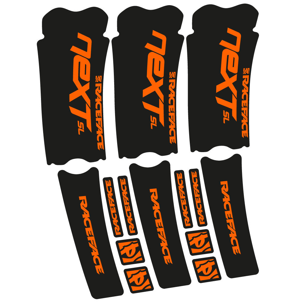 Stickers RaceFace Next SL compatibles Autocollants pédalier