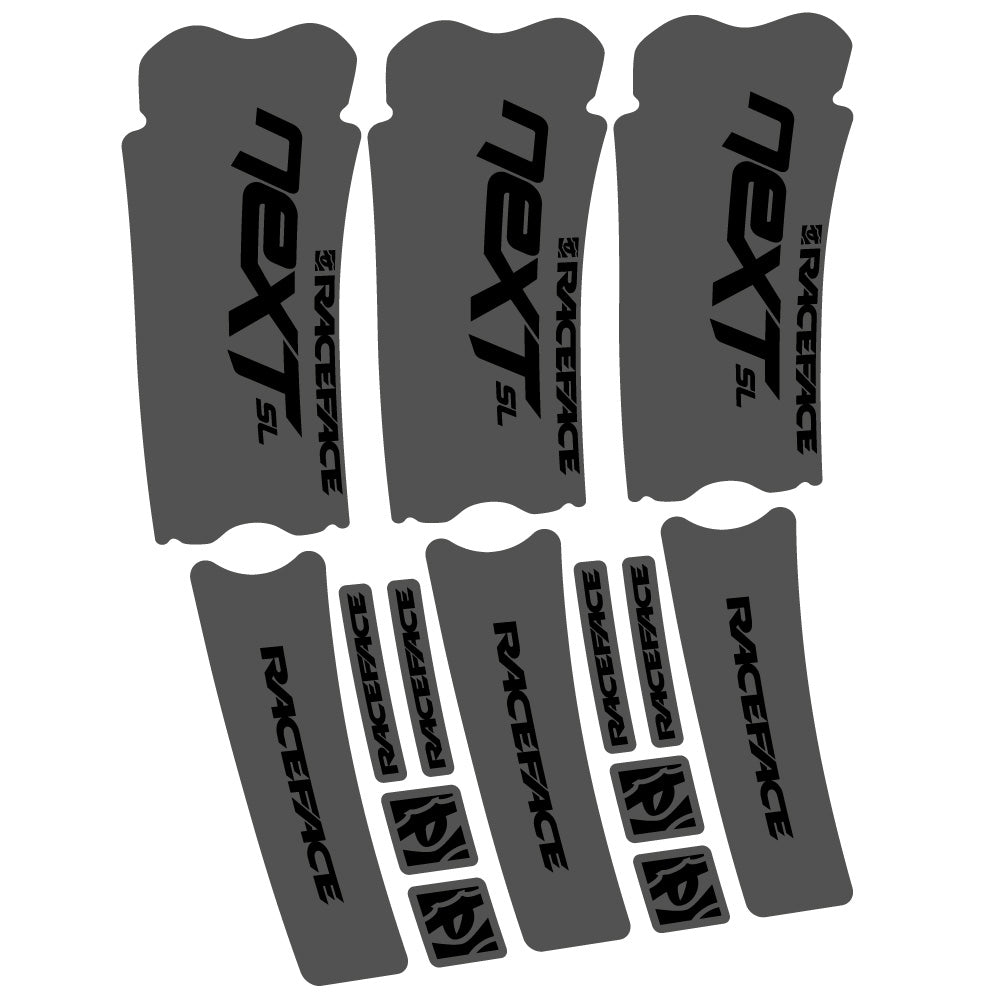 Stickers RaceFace Next SL compatibles Autocollants pédalier