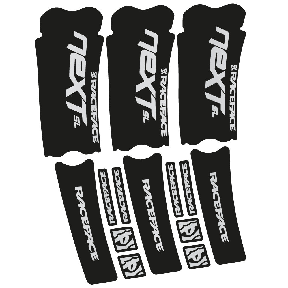 Stickers RaceFace Next SL compatibles Autocollants pédalier