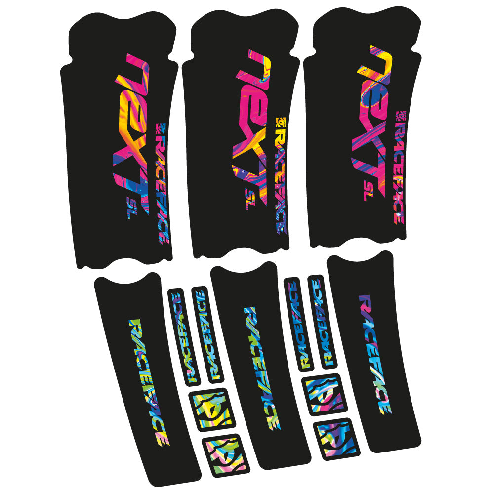 Stickers RaceFace Next SL compatibles Autocollants pédalier
