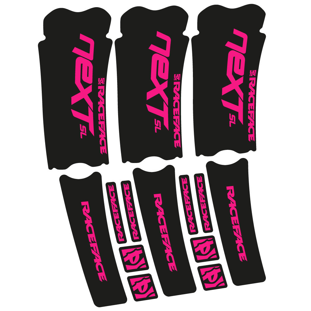 Stickers RaceFace Next SL compatibles Autocollants pédalier