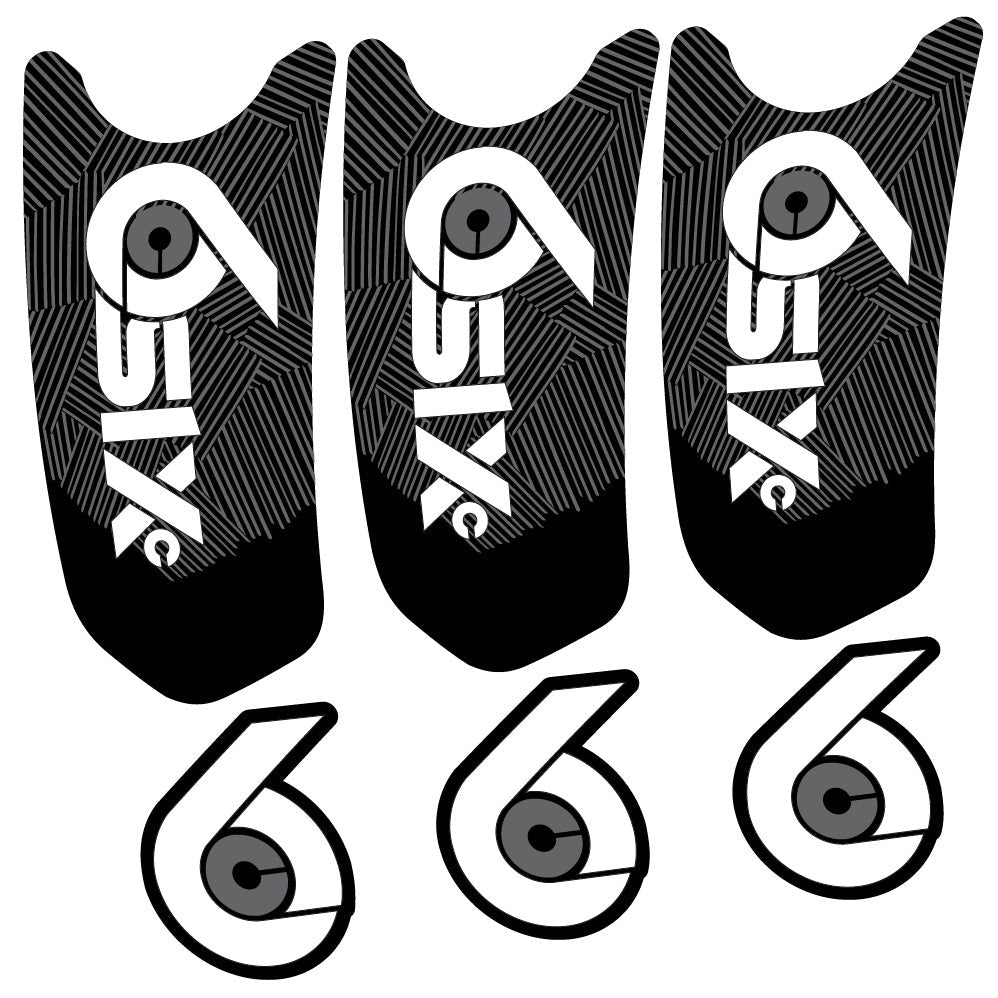 Stickers RaceFace SixC Cinch compatibles Autocollants pédalier