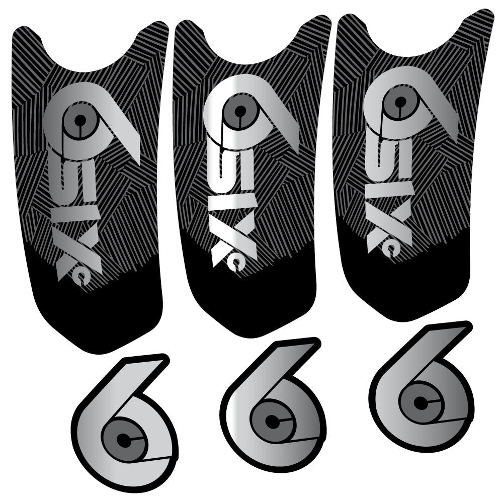 Stickers RaceFace SixC Cinch compatibles Autocollants pédalier