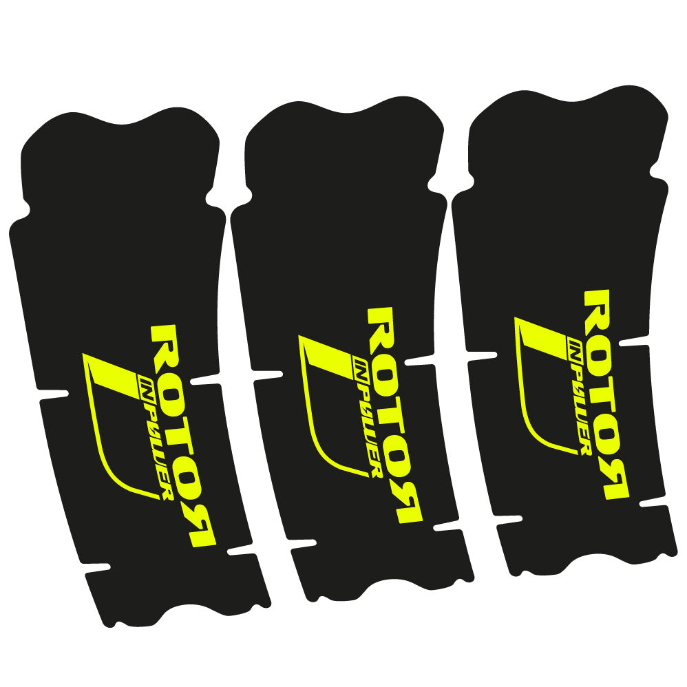 Stickers Rotor InPower compatibles Autocollants pédalier