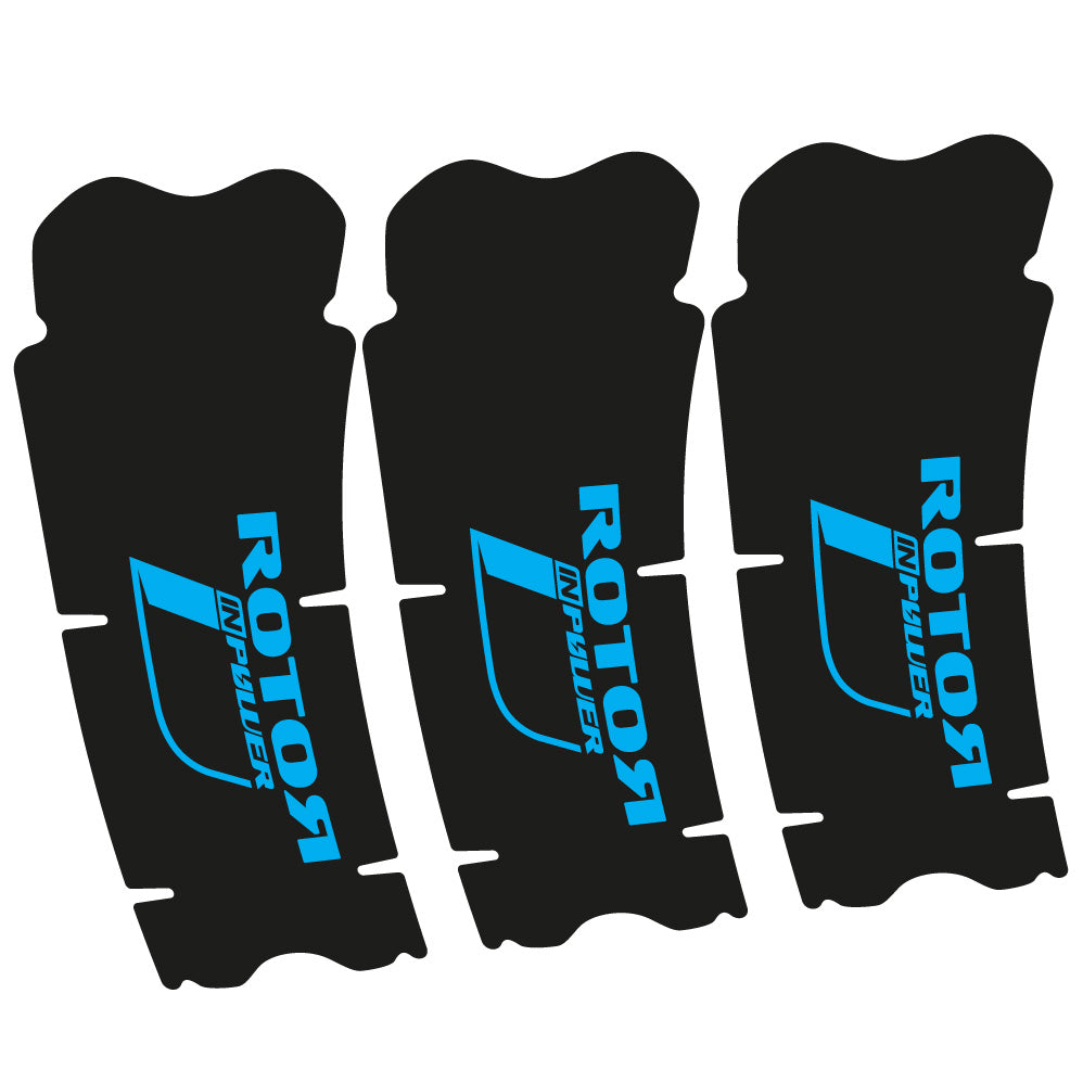 Stickers Rotor InPower compatibles - Autocollants pédalier vélo