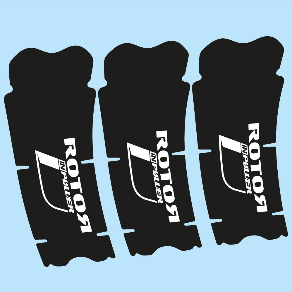 Stickers Rotor InPower compatibles Autocollants pédalier