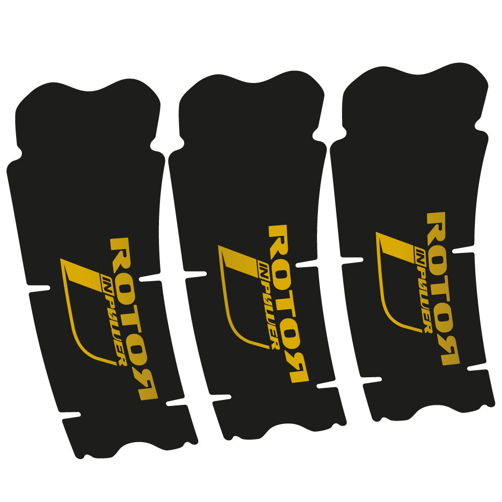 Stickers Rotor InPower compatibles - Autocollants pédalier vélo