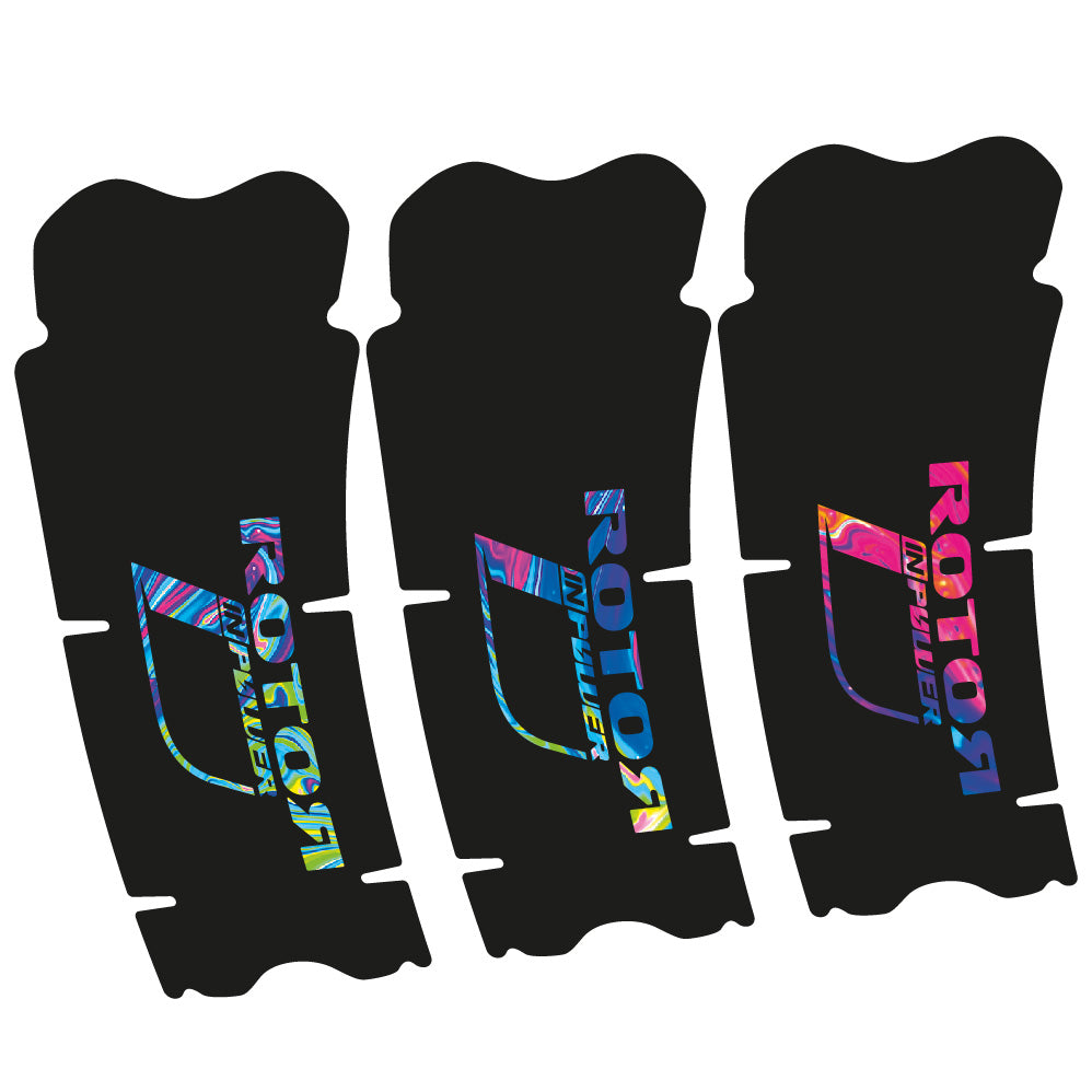 Stickers Rotor InPower compatibles - Autocollants pédalier vélo