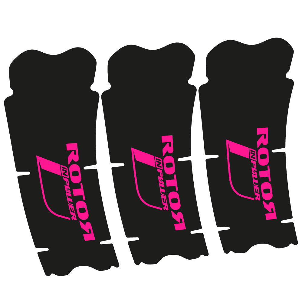 Stickers Rotor InPower compatibles Autocollants pédalier