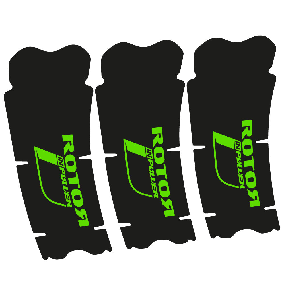 Stickers Rotor InPower compatibles - Autocollants pédalier vélo