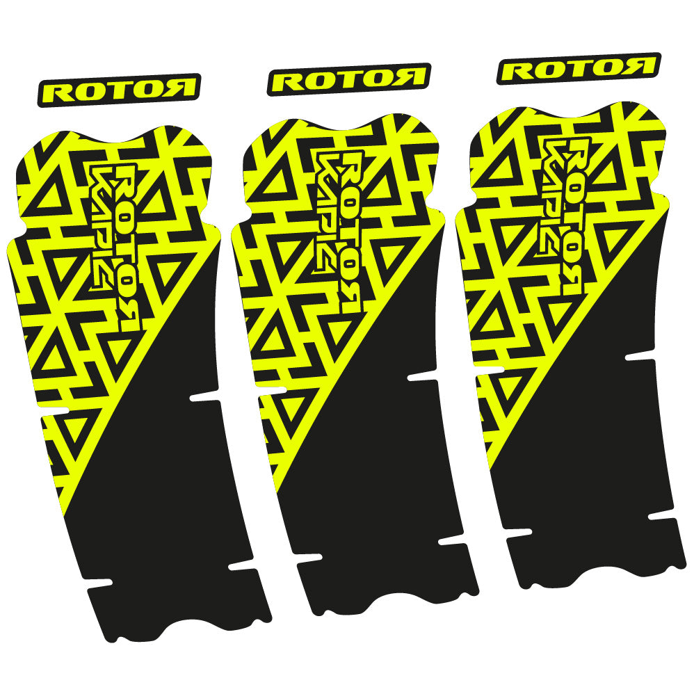 Stickers Rotor Kapic compatibles Autocollants pédalier