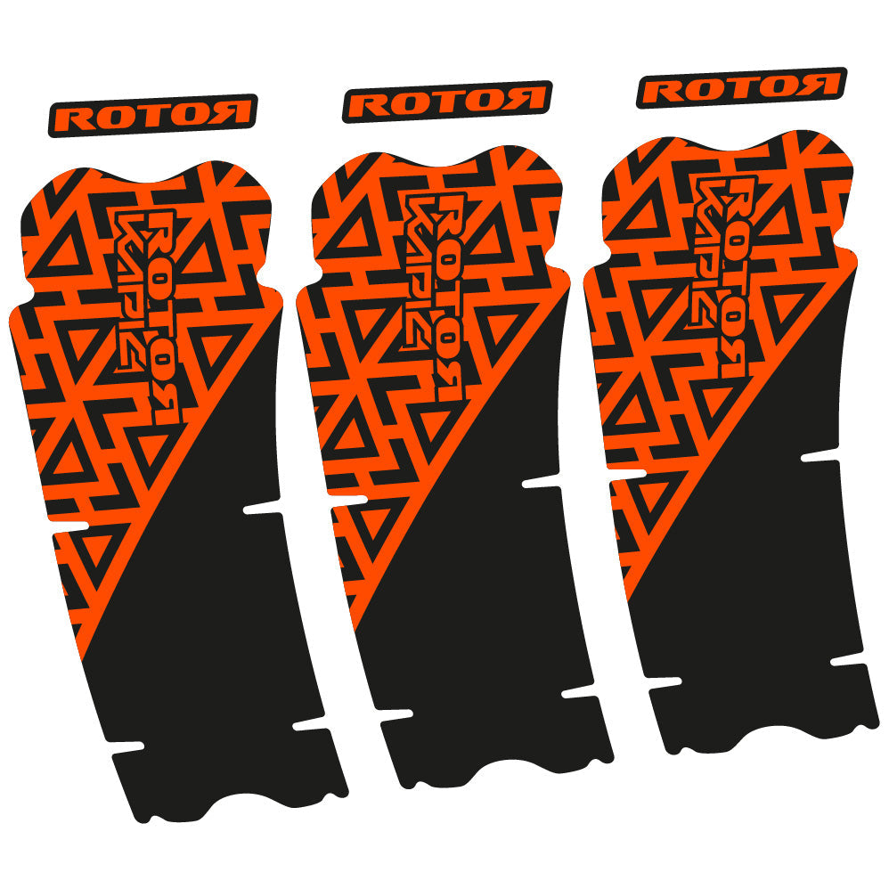 Stickers Rotor Kapic compatibles Autocollants pédalier