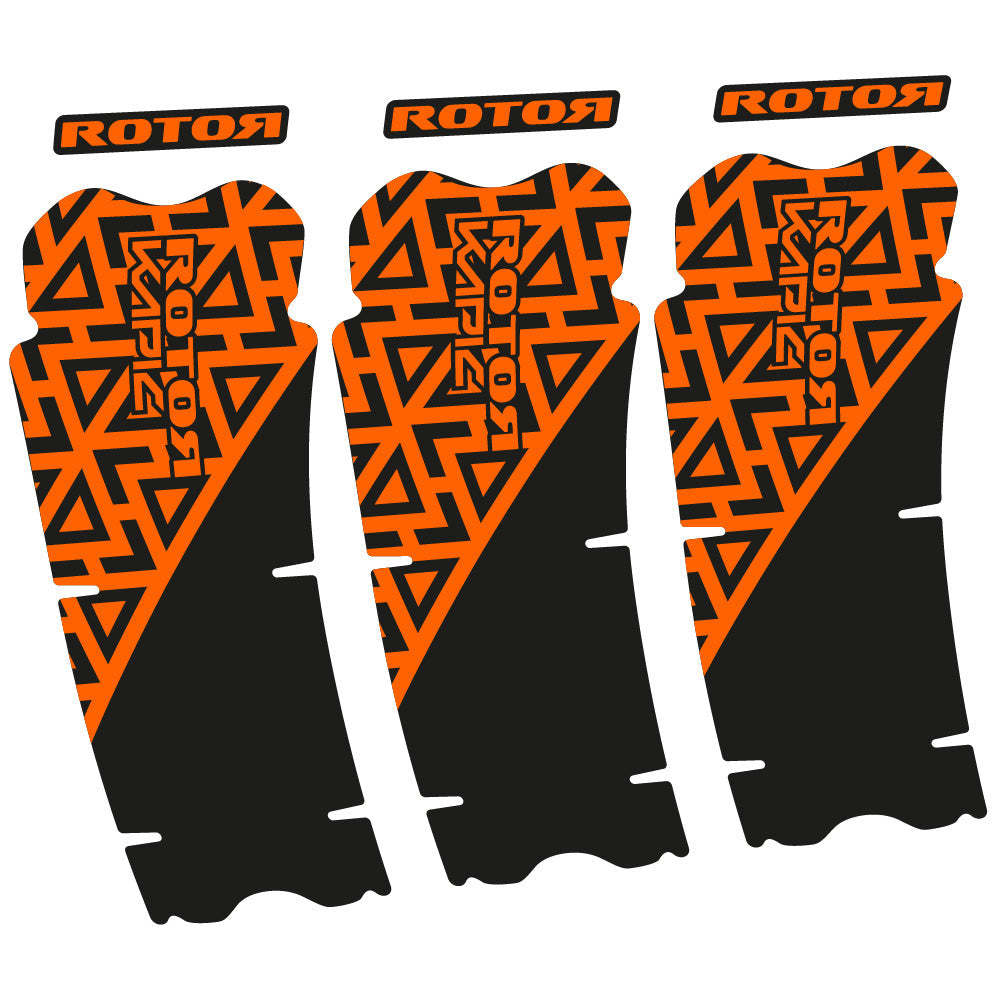 Stickers Rotor Kapic compatibles Autocollants pédalier