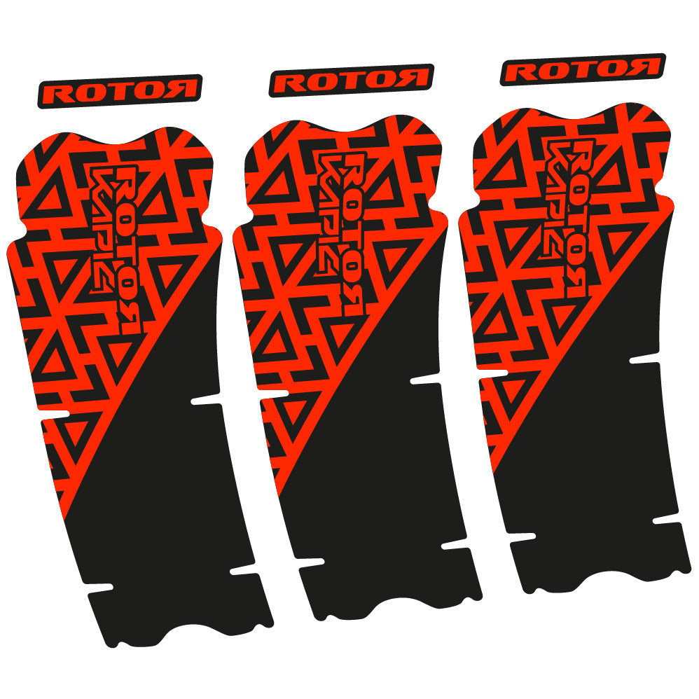 Stickers Rotor Kapic compatibles Autocollants pédalier