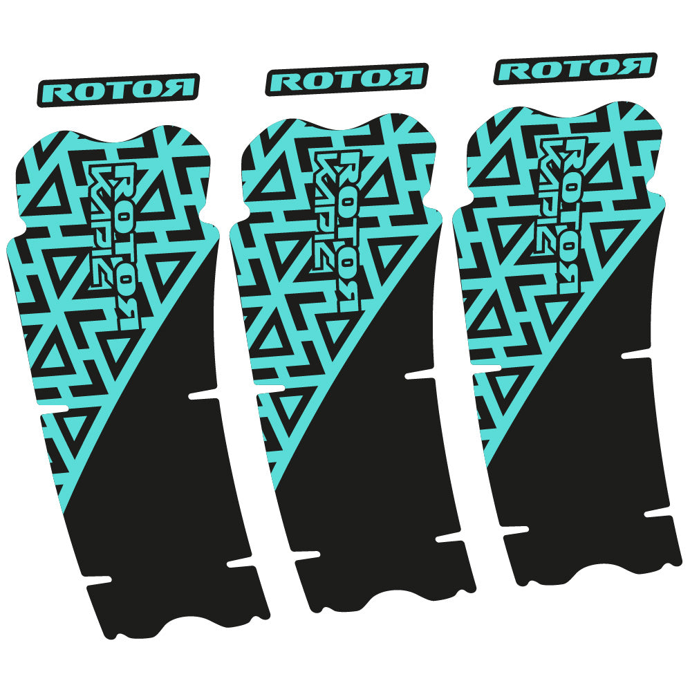 Stickers Rotor Kapic compatibles Autocollants pédalier