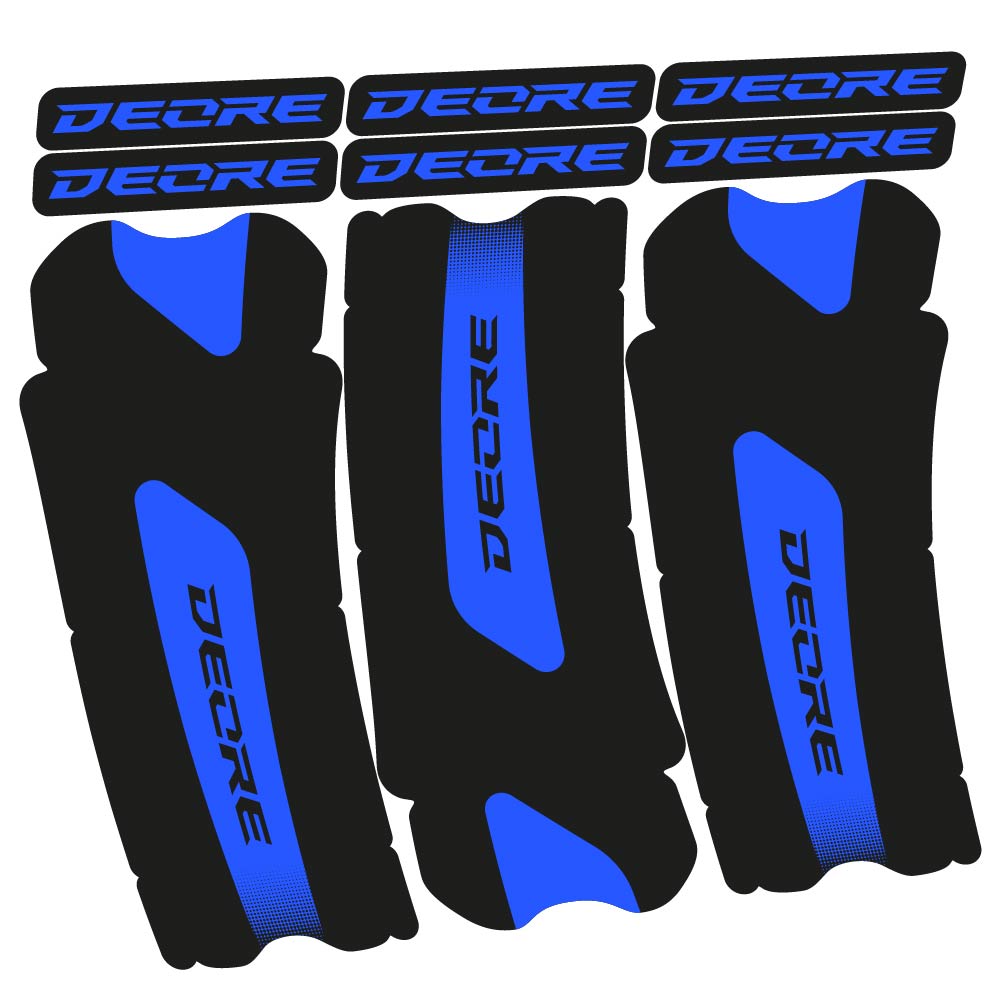 Stickers Shimano Deore compatibles - Autocollants pédalier vélo